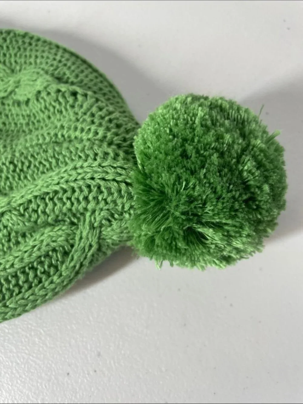 lululemon athletica Kids Knit Pom Beanie in Green Winter Gorpcore Hat One Size